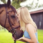 Senior Girl outdoor portraits with her horse in St Petersburg Florida